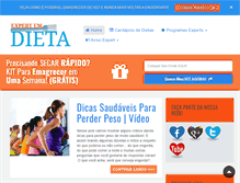 Tablet Screenshot of expertemdieta.com